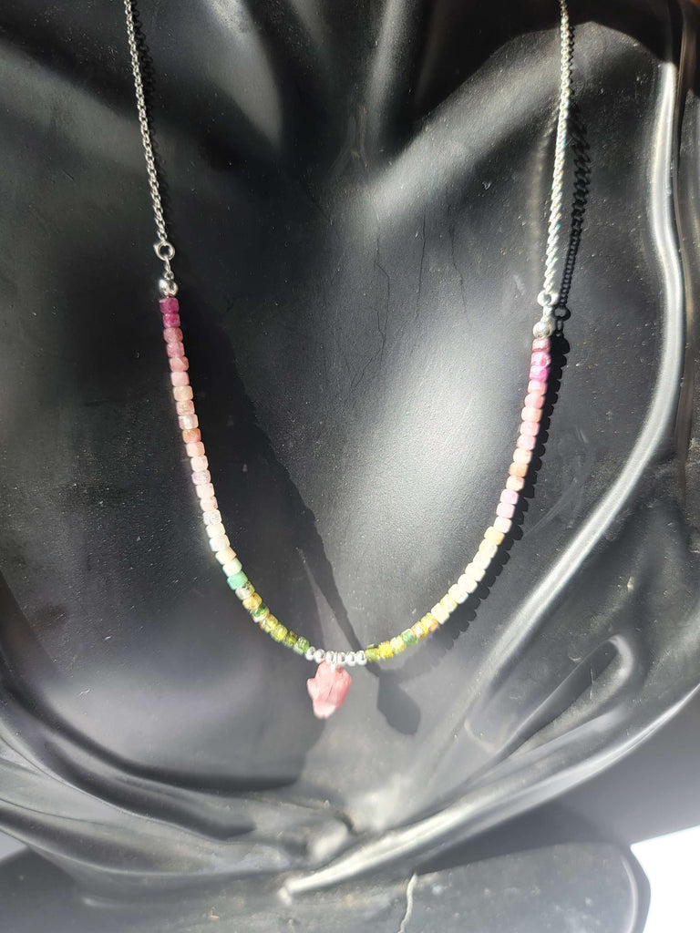 Tourmaline with Ruby Pendant - Aimeescloset.com