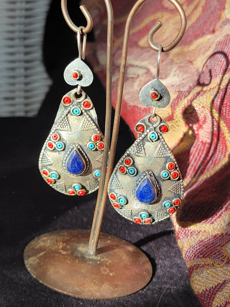 Turkoman Tribal Earrings - Aimeescloset.com