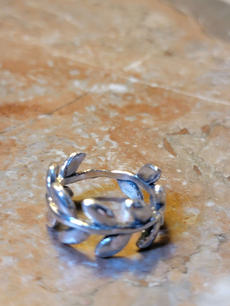 Silver Leaf Ring - Aimeescloset.com